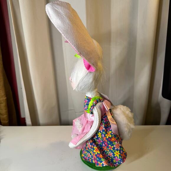 Annalee Dolls 2020 12in Easter Parade Girl Bunny New with Tags - Picture 3 of 8